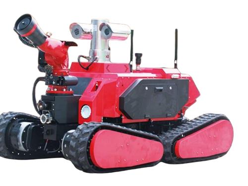 电动防爆四驱消防灭火机器人